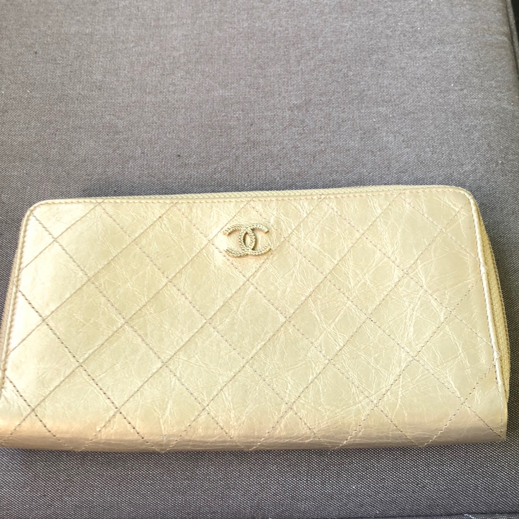 Chanel Auth Folded Wallet